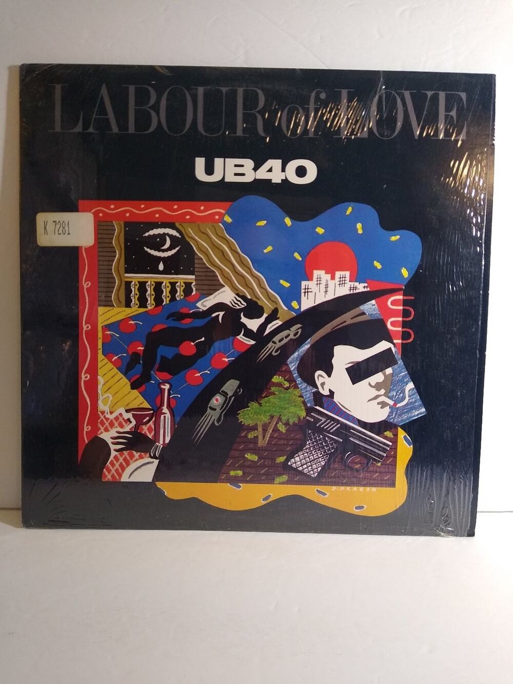 UB40 – Labour Of Love LP Record 1983 Reggae 33 RPM Red Red Wine Translucent